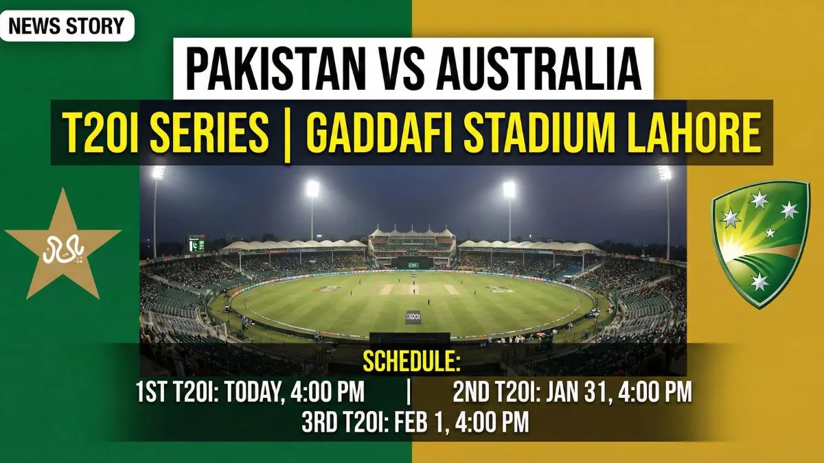 Gaddafi Stadium Lahore to Host Pakistan vs Australia T20I Series Complete Schedule