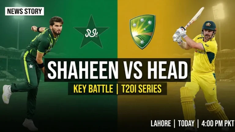 Shaheen Afridi vs Travis Head