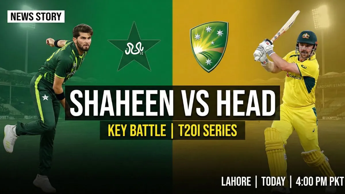 Shaheen Afridi vs Travis Head