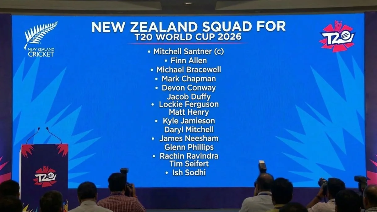 New Zealand Squad for T20 World Cup 2026