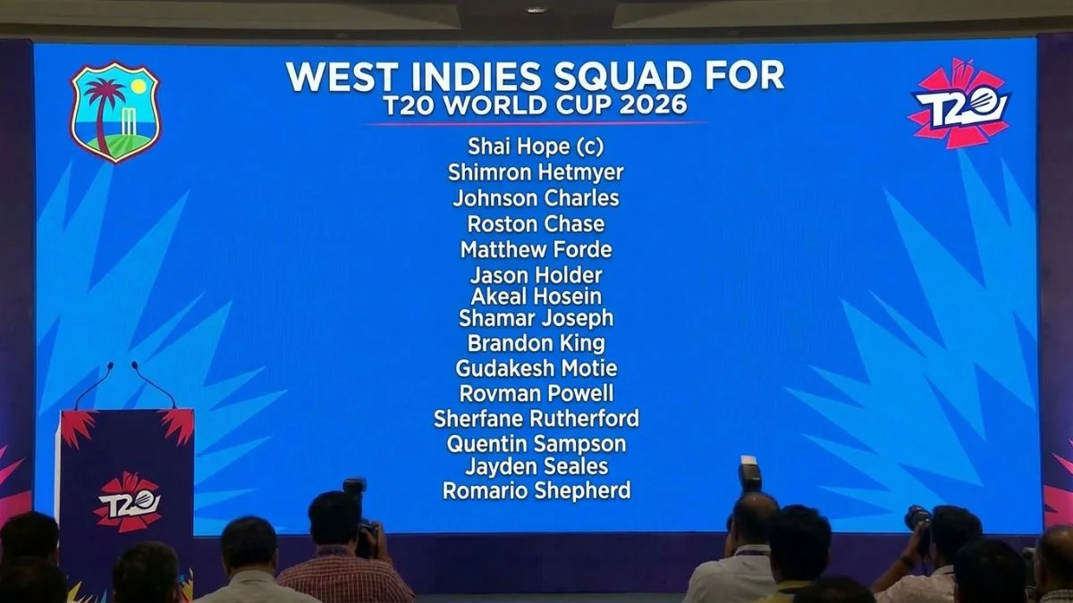 West Indies Squad for T20 World Cup 2026